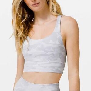 Lululemon Athletica Light Gray Camo Bra